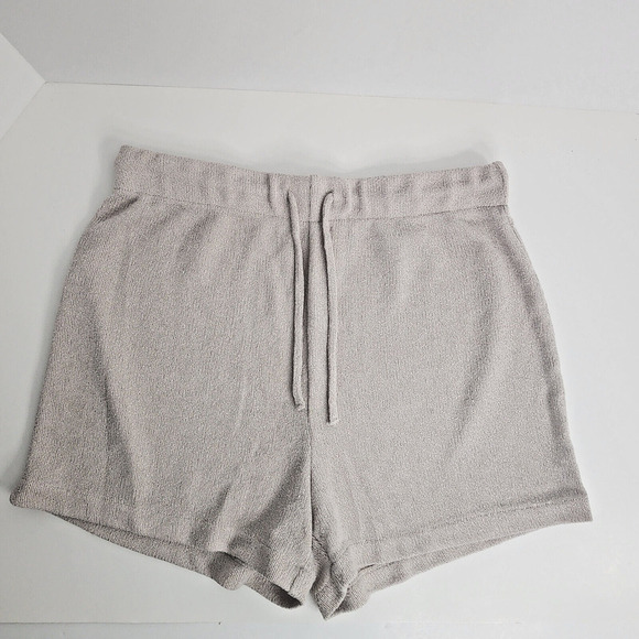 H&M Viscose Blend Casual Pull On Drawstring Elastic Waist Tan Women's Size M - Picture 1 of 5